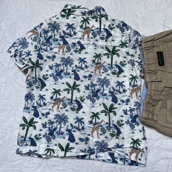 Janie And Jack Linen Blend Outfit 18-24m - Picture 4 of 11